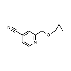 2-(Cyclopropoxymethyl)isonicotinonitrile|CS-0490663