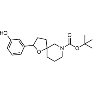 Tert-butyl 2-(3-hydroxyphenyl)-1-oxa-7-azaspiro[4.5]Decane-7-carboxylate|CS-0490971