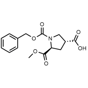 (3R,5S)-1-((benzyloxy)carbonyl)-5-(methoxycarbonyl)pyrrolidine-3-carboxylic acid|CS-0490988