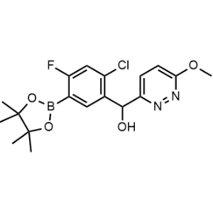 (2-Chloro-4-fluoro-5-(4,4,5,5-tetramethyl-1,3,2-dioxaborolan-2-yl)phenyl)(6-methoxypyridazin-3-yl)methanol|CS-0491315