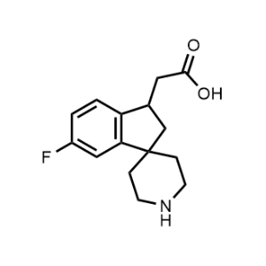 2-(6-Fluoro-2,3-dihydrospiro[indene-1,4'-piperidin]-3-yl)acetic acid|CS-0491328