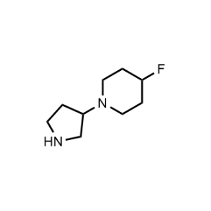 4-Fluoro-1-(pyrrolidin-3-yl)piperidine|CS-0491663