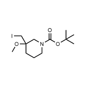 Tert-butyl 3-(iodomethyl)-3-methoxypiperidine-1-carboxylate|CS-0491775