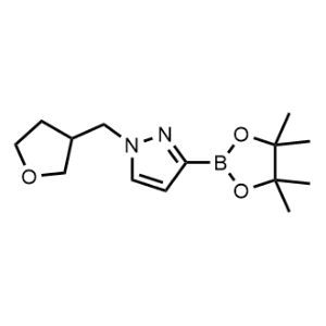 1-((Tetrahydrofuran-3-yl)methyl)-3-(4,4,5,5-tetramethyl-1,3,2-dioxaborolan-2-yl)-1H-pyrazole|CS-0491977