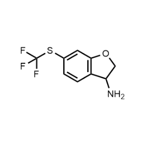 6-((Trifluoromethyl)thio)-2,3-dihydrobenzofuran-3-amine|CS-0492091