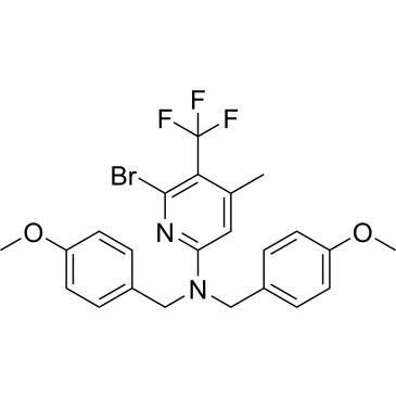 6-Bromo-N,N-bis(4-methoxybenzyl)-4-methyl-5-(trifluoromethyl)pyridin-2-amine|CS-0492110