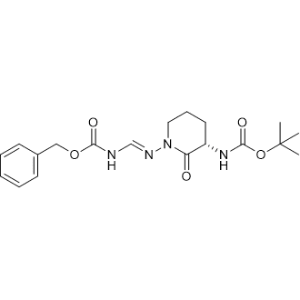 Benzyl (S)-(((3-((tert-butoxycarbonyl)amino)-2-oxopiperidin-1-yl)imino)methyl)carbamate|CS-0492209