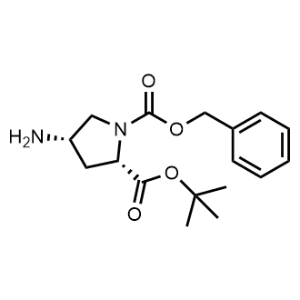 1-Benzyl 2-(tert-butyl) (2S,4S)-4-aminopyrrolidine-1,2-dicarboxylate|CS-0492427