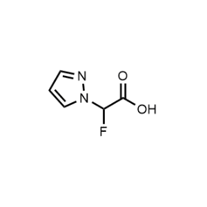 2-Fluoro-2-(1H-pyrazol-1-yl)acetic acid|CS-0492548