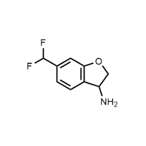 6-(Difluoromethyl)-2,3-dihydrobenzofuran-3-amine|CS-0492647