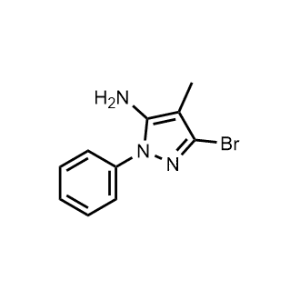 3-Bromo-4-methyl-1-phenyl-1H-pyrazol-5-amine|CS-0492763