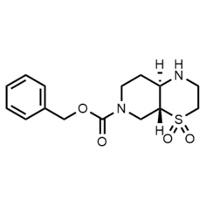 Benzyl (4aR,8aR)-octahydro-6H-pyrido[3,4-b][1,4]thiazine-6-carboxylate 4,4-dioxide|CS-0492847