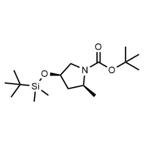 Tert-butyl (2S,4R)-4-((tert-butyldimethylsilyl)oxy)-2-methylpyrrolidine-1-carboxylate|CS-0492860