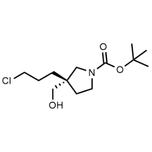 Tert-butyl (S)-3-(3-chloropropyl)-3-(hydroxymethyl)pyrrolidine-1-carboxylate|CS-0492869