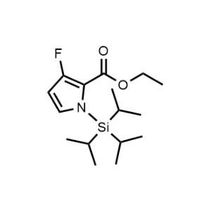 Ethyl 3-fluoro-1-(triisopropylsilyl)-1H-pyrrole-2-carboxylate|CS-0492880