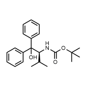 Tert-butyl (S)-(1-hydroxy-3-methyl-1,1-diphenylbutan-2-yl)carbamate|CS-0492885