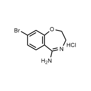 8-Bromo-2,3-dihydrobenzo[f][1,4]oxazepin-5-amine hydrochloride|CS-0492912