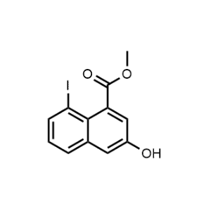 Methyl 3-hydroxy-8-iodo-1-naphthoate|CS-0493162