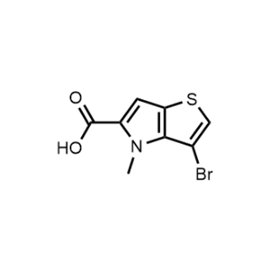 3-Bromo-4-methyl-4H-thieno[3,2-b]pyrrole-5-carboxylic acid|CS-0493290