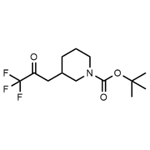 Tert-butyl 3-(3,3,3-trifluoro-2-oxopropyl)piperidine-1-carboxylate|CS-0493501