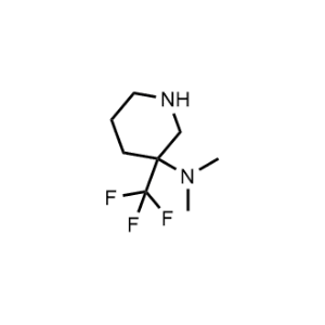 N,N-dimethyl-3-(trifluoromethyl)piperidin-3-amine|CS-0493554