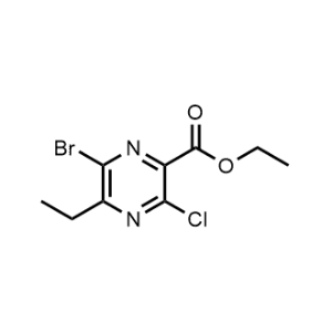Ethyl 6-bromo-3-chloro-5-ethylpyrazine-2-carboxylate|CS-0493797