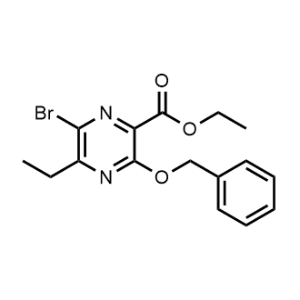 Ethyl 3-(benzyloxy)-6-bromo-5-ethylpyrazine-2-carboxylate|CS-0493798