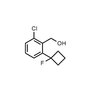 (2-Chloro-6-(1-fluorocyclobutyl)phenyl)methanol|CS-0493853
