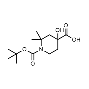 1-(Tert-butoxycarbonyl)-4-hydroxy-2,2-dimethylpiperidine-4-carboxylic acid|CS-0493970