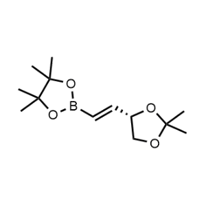 (S,E)-2-(2-(2,2-dimethyl-1,3-dioxolan-4-yl)vinyl)-4,4,5,5-tetramethyl-1,3,2-dioxaborolane|CS-0494037
