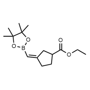 Ethyl (Z)-3-((4,4,5,5-tetramethyl-1,3,2-dioxaborolan-2-yl)methylene)cyclopentane-1-carboxylate|CS-0494049