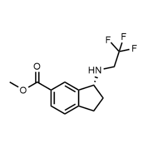 Methyl (R)-3-((2,2,2-trifluoroethyl)amino)-2,3-dihydro-1H-indene-5-carboxylate|CS-0494258