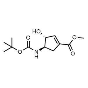 Methyl (3R,4R)-4-((tert-butoxycarbonyl)amino)-3-hydroxycyclopent-1-ene-1-carboxylate|CS-0494387