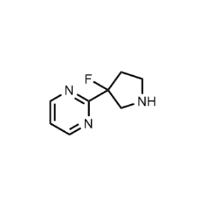 2-(3-Fluoropyrrolidin-3-yl)pyrimidine|CS-0494513
