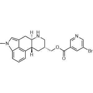 ((6aR,9R,10aR)-4-Methyl-4,6,6a,7,8,9,10,10a-octahydroindolo[4,3-fg]quinolin-9-yl)methyl 5-bromonicotinate Nicergoline Impurity|CS-0494602