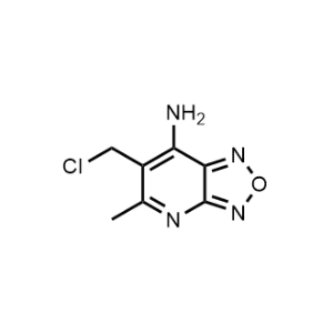 6-(Chloromethyl)-5-methyl-[1,2,5]oxadiazolo[3,4-b]pyridin-7-amine|CS-0494674