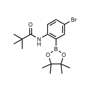 N-(4-bromo-2-(4,4,5,5-tetramethyl-1,3,2-dioxaborolan-2-yl)phenyl)pivalamide|CS-0494756
