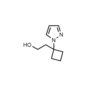 2-(1-(1H-pyrazol-1-yl)cyclobutyl)ethan-1-ol|CS-0494795