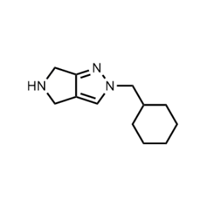 2-(Cyclohexylmethyl)-2,4,5,6-tetrahydropyrrolo[3,4-c]pyrazole|CS-0494820