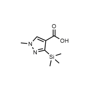 1-Methyl-3-(trimethylsilyl)-1H-pyrazole-4-carboxylic acid|CS-0494831