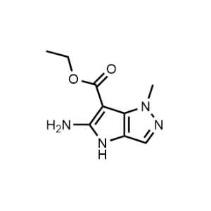 Ethyl 5-amino-1-methyl-1,4-dihydropyrrolo[3,2-c]pyrazole-6-carboxylate|CS-0494846