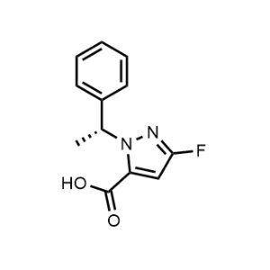 (R)-3-fluoro-1-(1-phenylethyl)-1H-pyrazole-5-carboxylic acid|CS-0494871