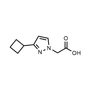 2-(3-Cyclobutyl-1H-pyrazol-1-yl)acetic acid|CS-0494878