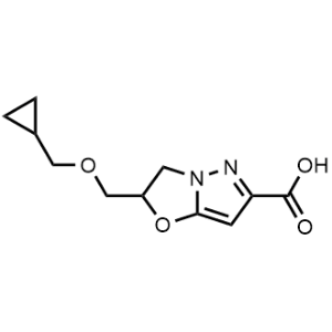 2-((Cyclopropylmethoxy)methyl)-2,3-dihydropyrazolo[5,1-b]oxazole-6-carboxylic acid|CS-0494909