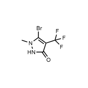 5-Bromo-1-methyl-4-(trifluoromethyl)-1,2-dihydro-3H-pyrazol-3-one|CS-0494936