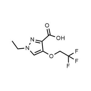 1-Ethyl-4-(2,2,2-trifluoroethoxy)-1H-pyrazole-3-carboxylic acid|CS-0494938