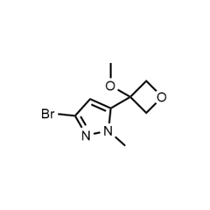 3-Bromo-5-(3-methoxyoxetan-3-yl)-1-methyl-1H-pyrazole|CS-0494958