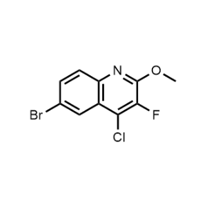 6-Bromo-4-chloro-3-fluoro-2-methoxyquinoline|CS-0494962