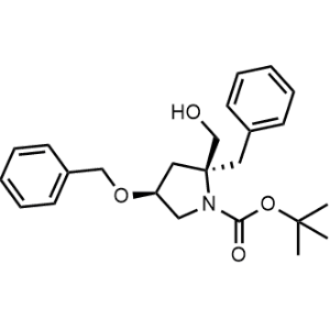 Tert-butyl (2S,4S)-2-benzyl-4-(benzyloxy)-2-(hydroxymethyl)pyrrolidine-1-carboxylate|CS-0495077