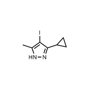 3-Cyclopropyl-4-iodo-5-methyl-1H-pyrazole|CS-0495320